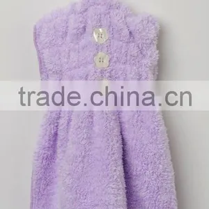 Patent Super Absorbent Microfiber Hanging Hand Towel Wholesale thumbnail-2