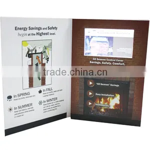 Custom Printed Video Brochure 4.3 Inch Screen thumbnail-1