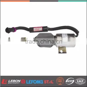 232C 1115030 24V Fuel Cut off Solenoid for Excavator Parts thumbnail-3