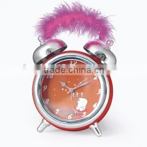 Twin Bell Clock/dual Bell Clock /double Bell Clock /bell Alarm Clock/ Table Alarm Clock/bell Quartz Clock thumbnail-1