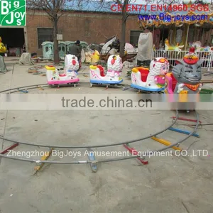 Kids Outdoor Grey Wolf Electric Train,electric Ride on Train With Track thumbnail-2