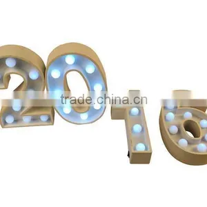 Most Popular Led Numerals Shape Light With the Battery Marquee Light Marquee Numbers thumbnail-6