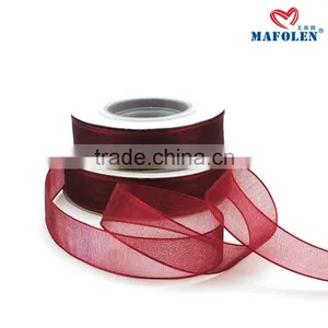 2015 Popular Organza Ribbon for Printing Packing Bows Hair Bows Garments thumbnail-6
