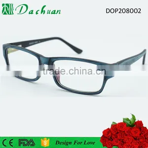 2016 New Design Vintage Wooden Brushed Wood Brushed CP Injection Fake Acetate Optical Frames Wholesale thumbnail-3