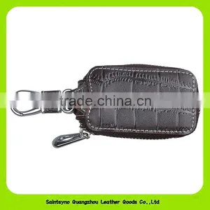 Zip Around Vintage Leather Key Wallet Key Holder 16648 thumbnail-1