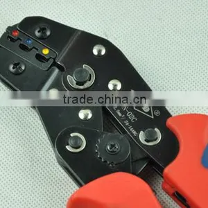 DN-02C European-style 0.25-2.5mm2 2 Wire Crimper 4-14AWG Insulated Connectors Electrical Cable Lug Crimping Tool thumbnail-2