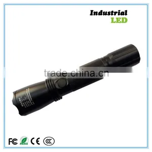 Portable Black Led Aluminum Flashlight thumbnail-1