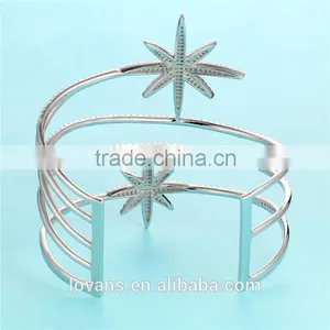 925 Silver Jamaica Bangle Bracelets FB054A thumbnail-2