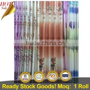 2.80-3.20m Width Wholesalers China Print Fabrics Ready Made Curtains thumbnail-1