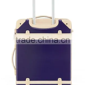 2 Piece ABS Luggage Set Vintage Suitcase thumbnail-3