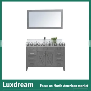 48" Deluxe Solid Wood Bathroom Vanity With Single CUPC Sink thumbnail-1