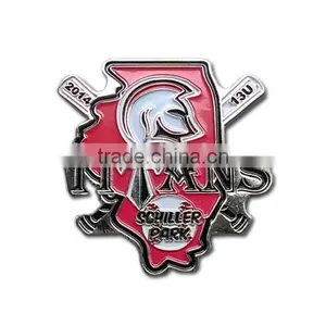 Gold Baseball Trading Pins thumbnail-3