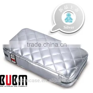 Fashion Silver 64 Capacity PU Fabric DVD Case CD Holder Personalized cd Case Multi Disc Dvd Cases thumbnail-2