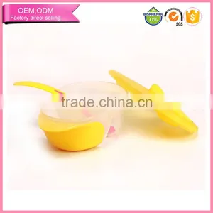 BPA Free Plastic Bowl With Baby Feeding Spoon Manufacturer China thumbnail-4