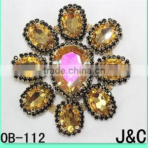 Jet Hematite Acrylic Stone Decorative Ballet Shoes Ornament thumbnail-2