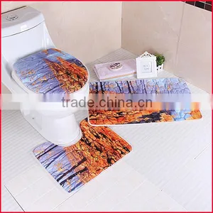 Eco-friendly Material Embossed Printing 3d Design Bath Mat Carpet Rugs thumbnail-2