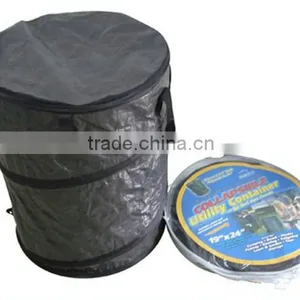 Waterproof PE Tarpaulin Green Garden Bin Tarp Bag thumbnail-1