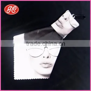 Cleaning Cloth OEM Microfiber Key Chain For Eyeglass Mobile Phone thumbnail-1