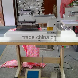 50 NEEDLE FLAT BED SMOCKING DECORATIVE DOUBLE CHAINSTITCH SEWING MACHINE thumbnail-1