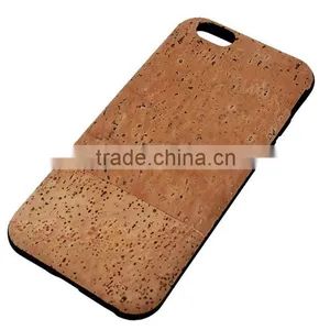 2016 New Arrival Wood Cork Case for Cell Phone Cover Leather for Iphone 6 thumbnail-1