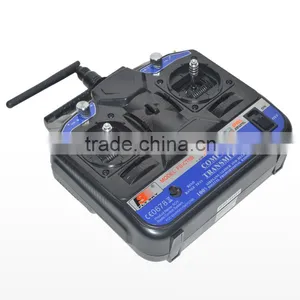 FlySky 2.4G 6CH CT6B Transmitter With R6B Receiver for 450 500 Helicopter thumbnail-2