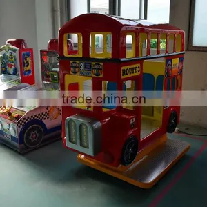 London Bus Amusement Ride Electronic Kids Ride Shopping Mall Kiddie Rides Classic 24v Ride on Car for Kids thumbnail-4
