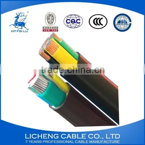 High Quality 4 Core Copper Conductor XLPE Insulated PVC Sheathed Power Cable thumbnail-1