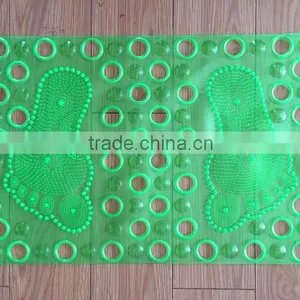 FOOT PRINT Pvc Bath Mat Factory Directly thumbnail-1