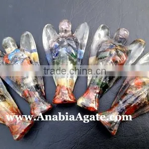 Chakra Orgone Angel 2inch : India Orgone Angels : Healing Orgone Angel Products thumbnail-6