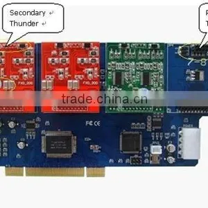 8 Ports FXO Analog Asterisk PCI thumbnail-1
