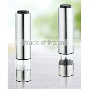 Stainless Steel Electric Sea Salt Grinder With Light thumbnail-1