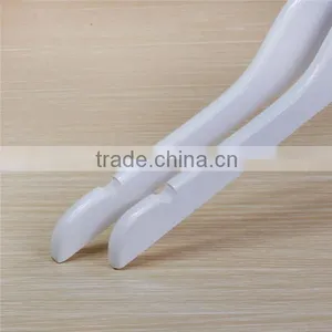 Wood White Shirt Hanger With Notches thumbnail-5