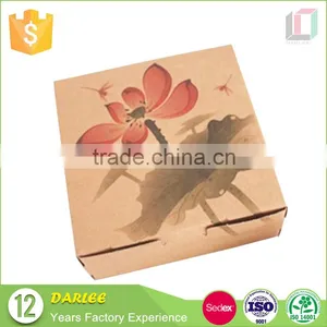 Eco-Friendly Handmade Brown Kraft Paper Pizza Box for Fast Food thumbnail-1