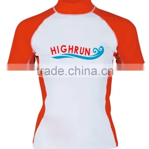 Newest High Quality Custom UPF50+ Short Sleeve Rash Shirt thumbnail-1