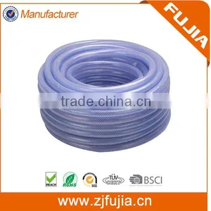 3/8'' All Size PVC Water Hose Clear Fiber Reinforced Plastic Hose thumbnail-1