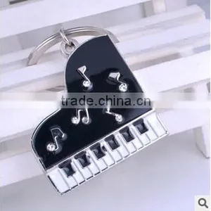 Promotional Metal Key Chains/ Piano Metal Key Chains Wholesale Music Metal Key Rings thumbnail-1
