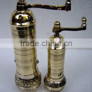 BRASS COFFEE GRINDER COPPER COFFEE WARMER POT Manufacturer thumbnail-1