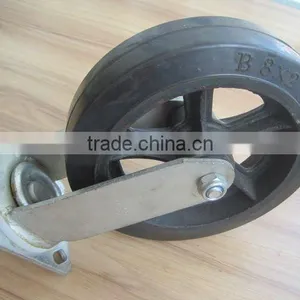 8 Inch 8X2 Nylon Pulley Caster Wheels With Bearings thumbnail-1