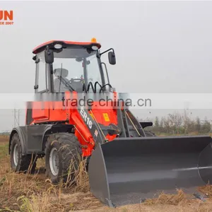 Everun New Articulated Mini Wheel Loader 1.6 Ton Construction Machine With Standard Bucket thumbnail-4