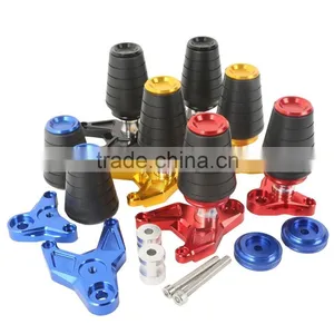 Black Gold Crash Pads Frame Slider Protector For Honda CB650F 2013-2014 Red Blue thumbnail-2