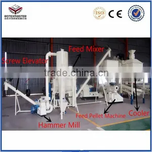 Small Animal Feed Pellet Production Line Capacity 500kg/hr thumbnail-1