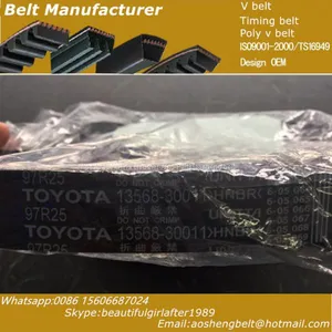 High Quality With Low Price Rubber TRANSMISSION Belt 117MY21 Toyota Timing Belt OEM13568-19046 thumbnail-3