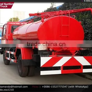 4*2 170hp 7000-8000 Liters Fecal Suction Truck Dongfeng Vacuum Truck 8m3 thumbnail-5