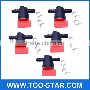 5PCS 1/4" In Line Gas Fuel Shut Cut Off Valve for Kohler Briggs & Stratton Tecumseh thumbnail-1