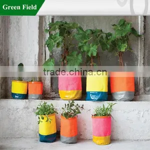 Green Field Home Garden Canvas Flower Planter,Canvas Home Garden Plants Planter thumbnail-1