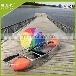 Customized Transparent Polycarbonate Kayak /clear Fishing Boat/ Crystal pc Canoe thumbnail-1
