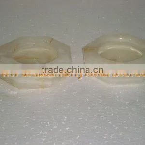 PAKISTAN FACTORY MADE ONYX CIGARETTE ASHTRAY HANDICRAFTS thumbnail-6
