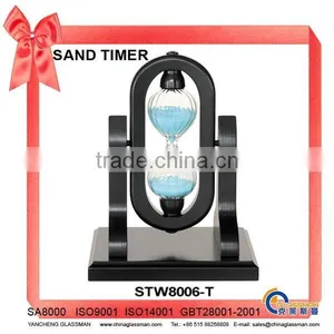 STW8006-T Elegant Sand Timer With Wooden Frame For Decoration thumbnail-1