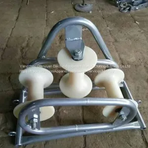 Three Wheel Corner Cable Pulley Roller thumbnail-4