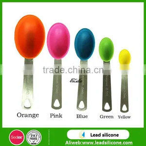 Multifunction Silicone Kitchen Utensil/ Different Volume 15ml, 7.5ml, 5ml, 2.5ml,1.25ml Silicone Measuring Spoon thumbnail-3